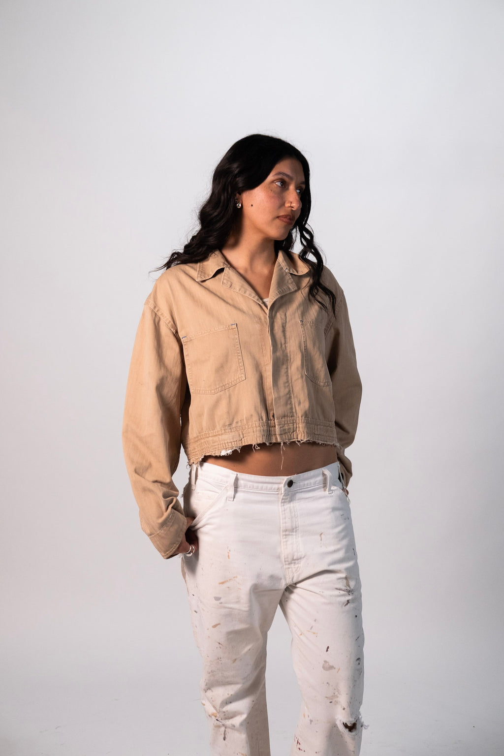 Sacramento Police Chainstitch Cropped Work Jacket