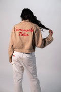 Sacramento Police Chainstitch Cropped Work Jacket