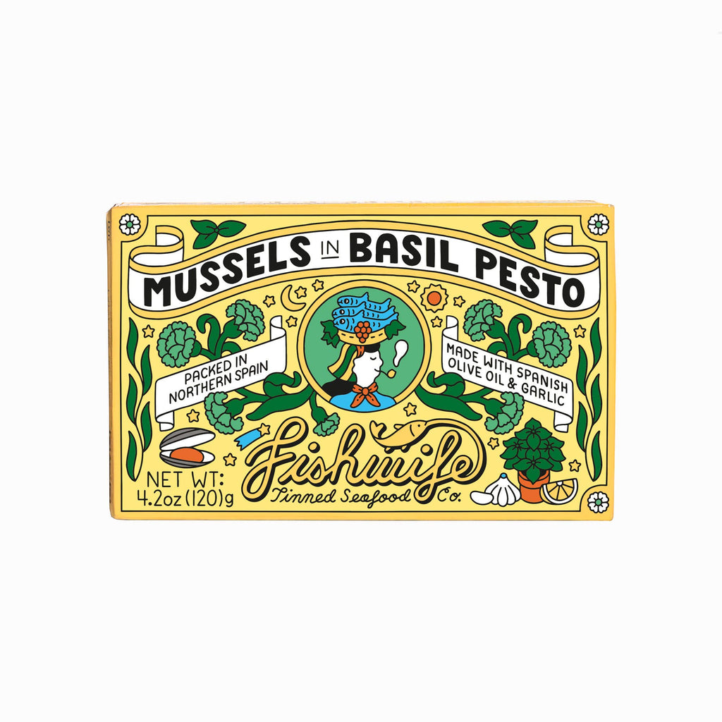 Mussels in Basil Pesto