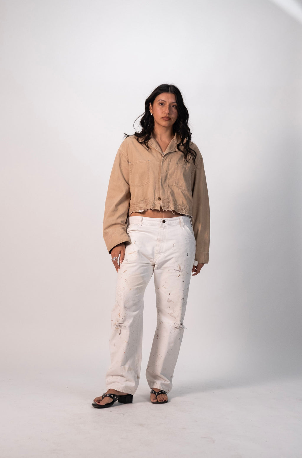 Sacramento Police Chainstitch Cropped Work Jacket