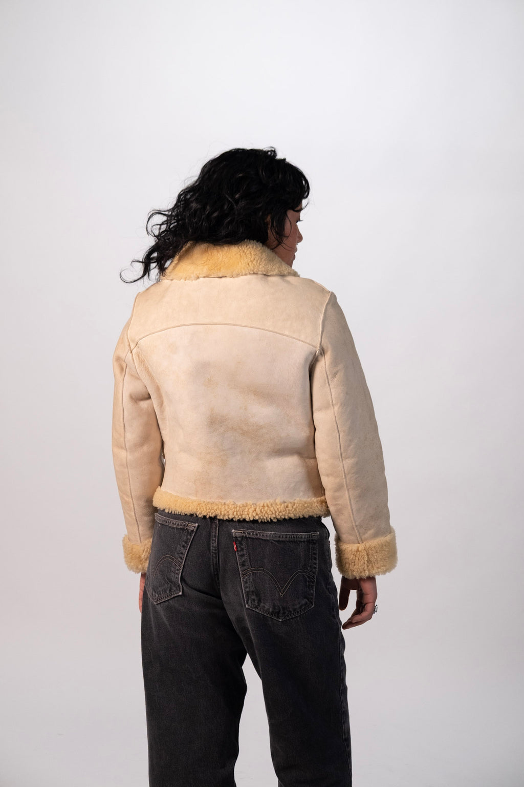 1970's Cropped Shearling Jacket