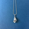 Vintage Sterling Silver Seashell Pendant