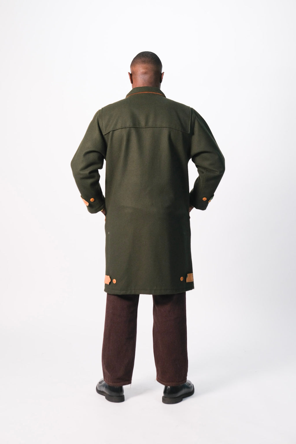 90s Eastern Mountain Sports Wool Toggle Coat