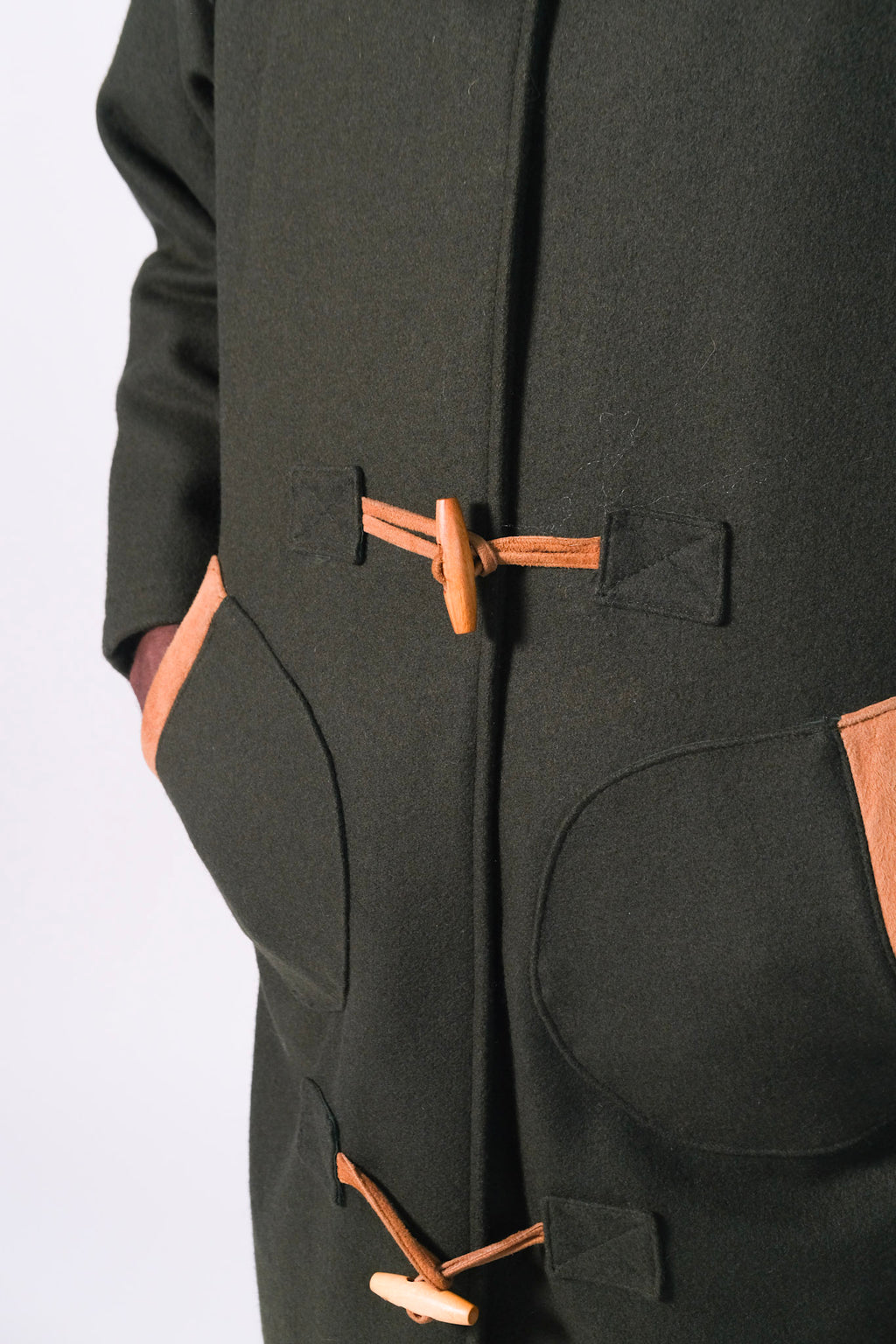 90s Eastern Mountain Sports Wool Toggle Coat