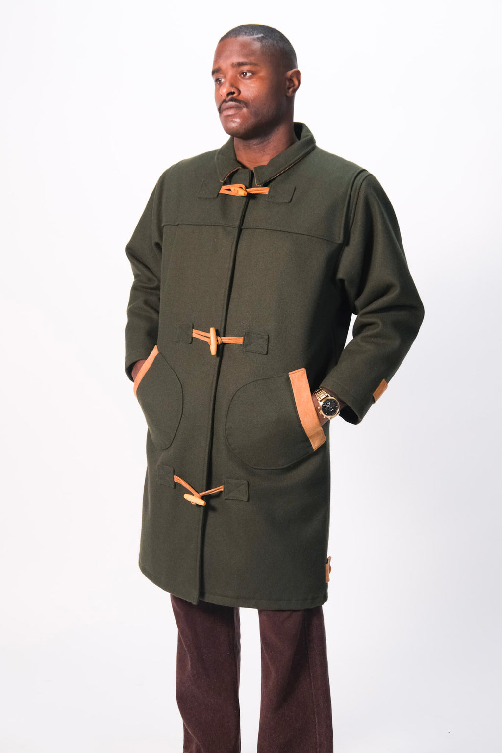90s Eastern Mountain Sports Wool Toggle Coat