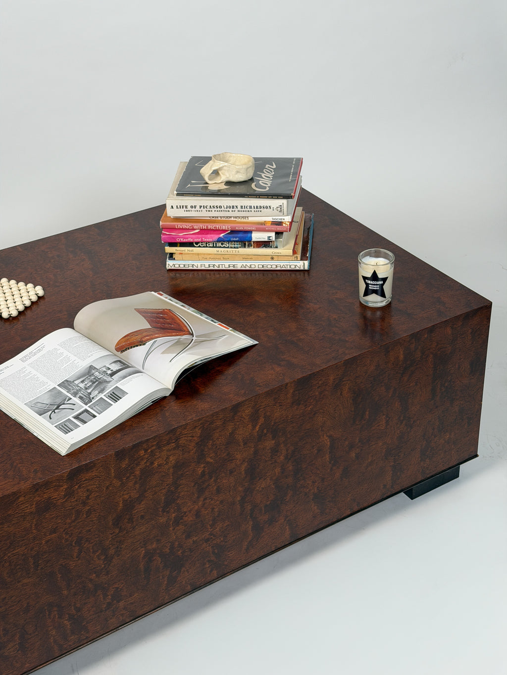 Burlwood Coffee Table