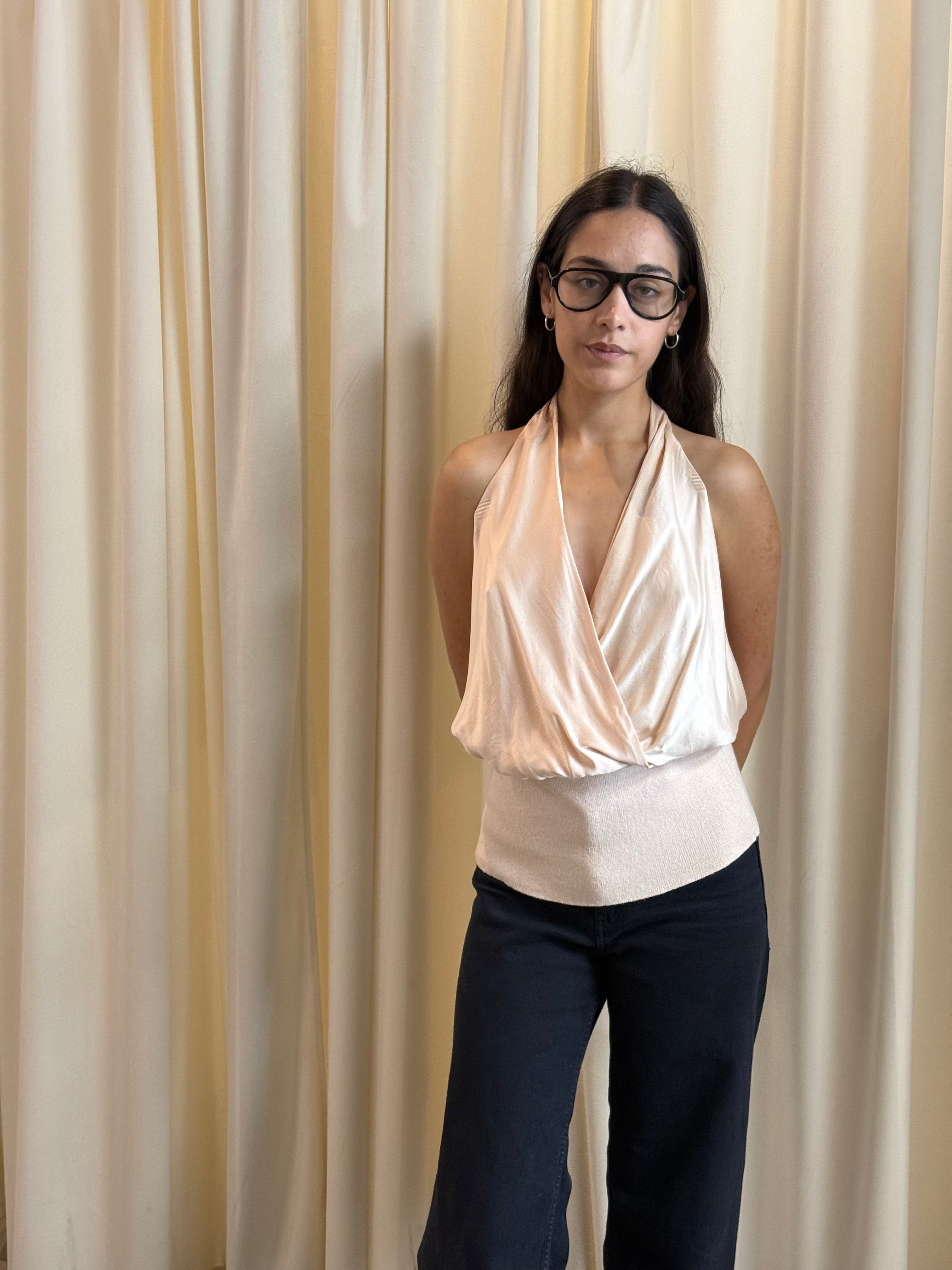80's Silk Ballet Halter