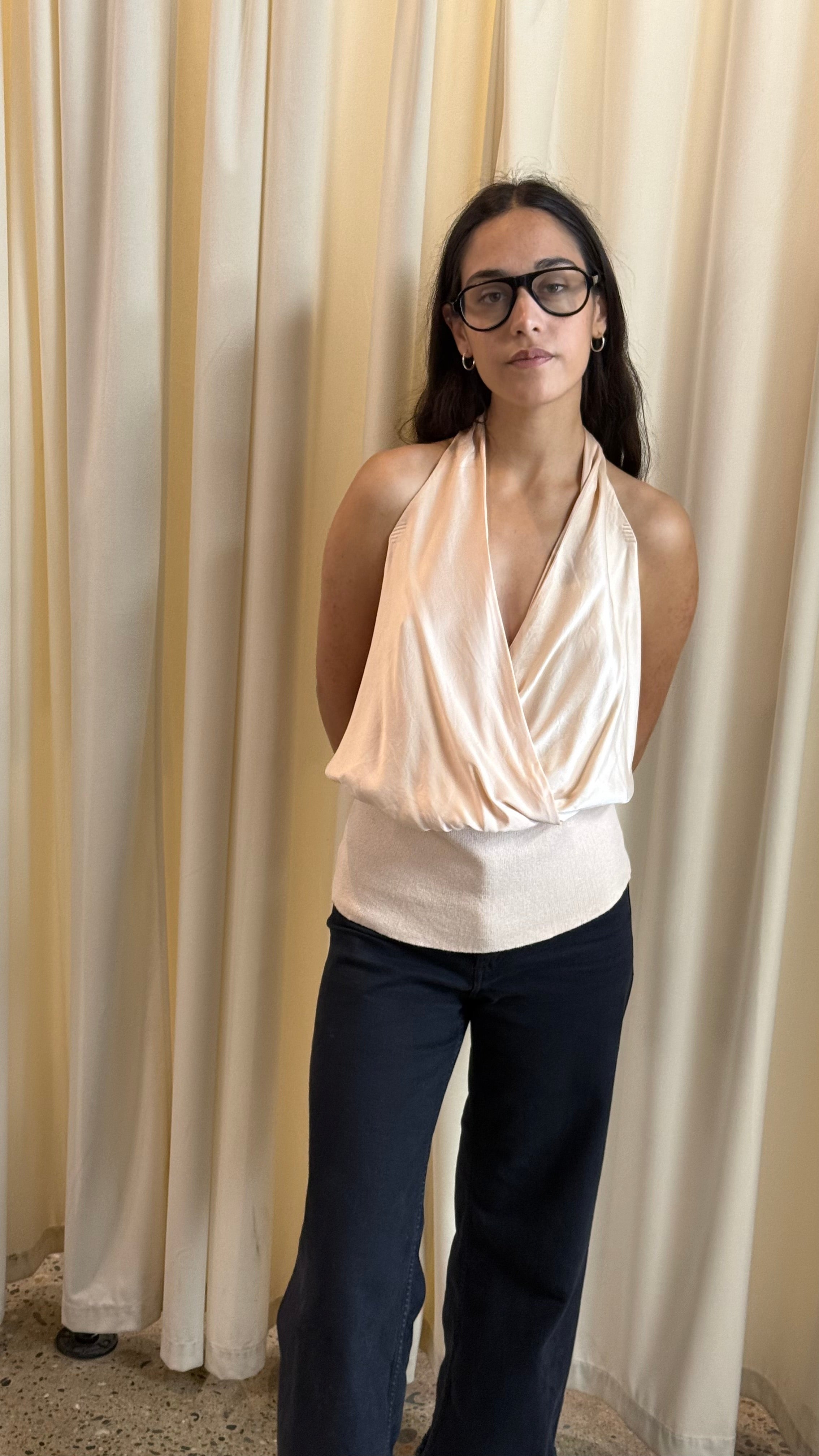 80's Silk Ballet Halter