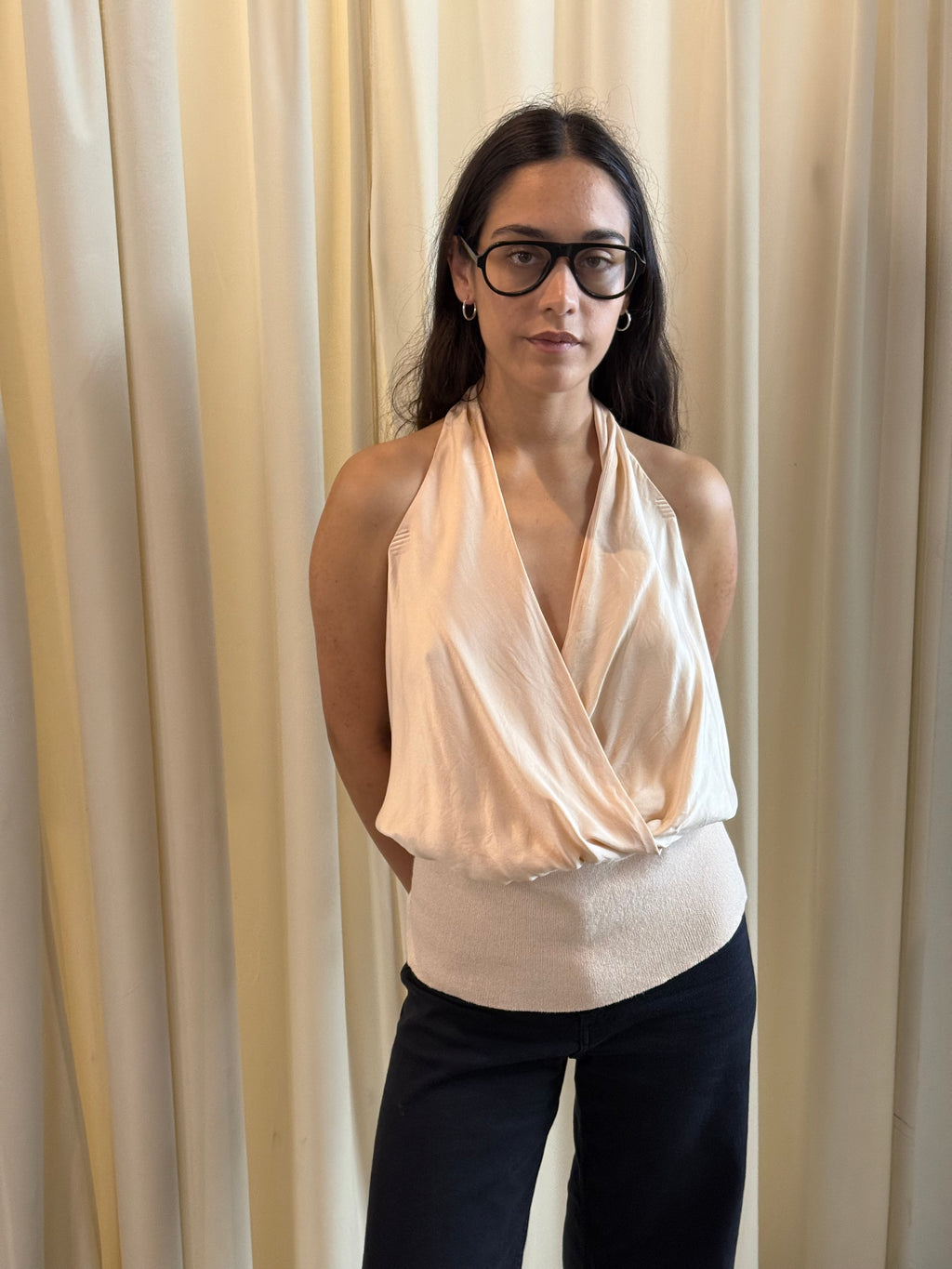 80's Silk Ballet Halter