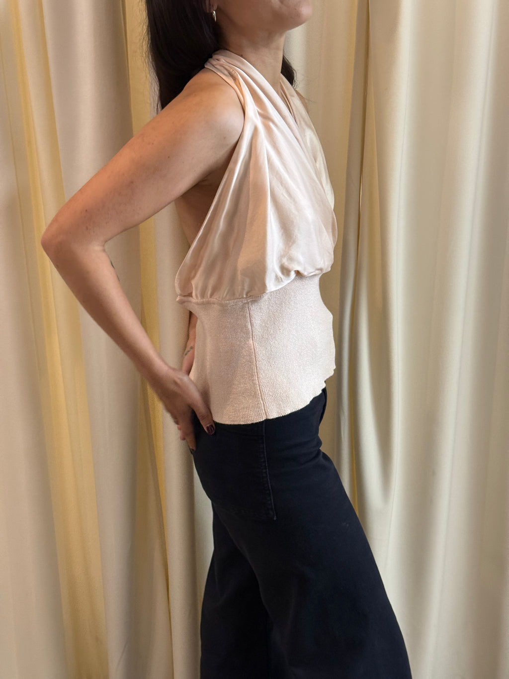 80's Silk Ballet Halter