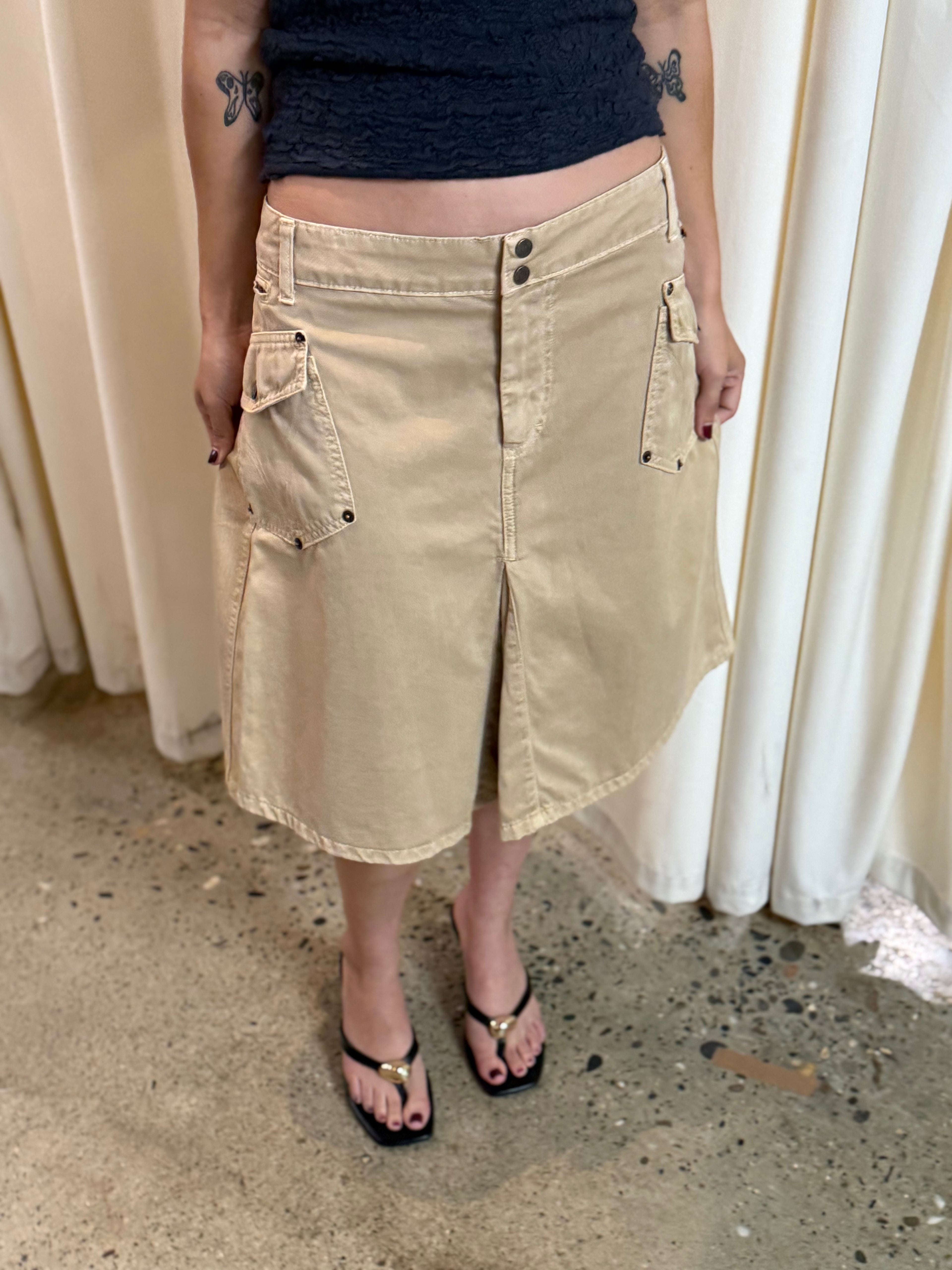 90's Dolce & Gabbana Cargo Skirt
