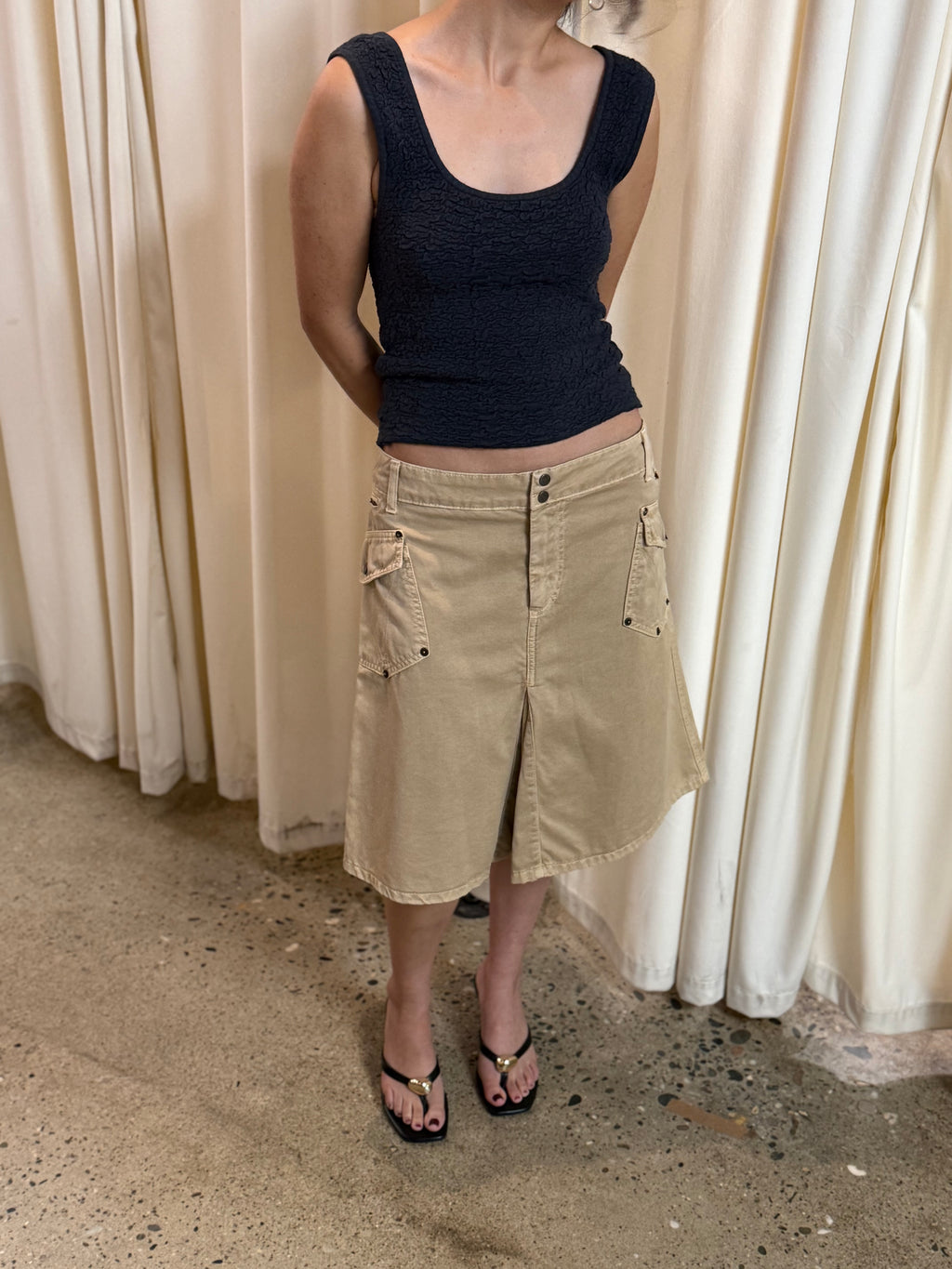 90's Dolce & Gabbana Cargo Skirt