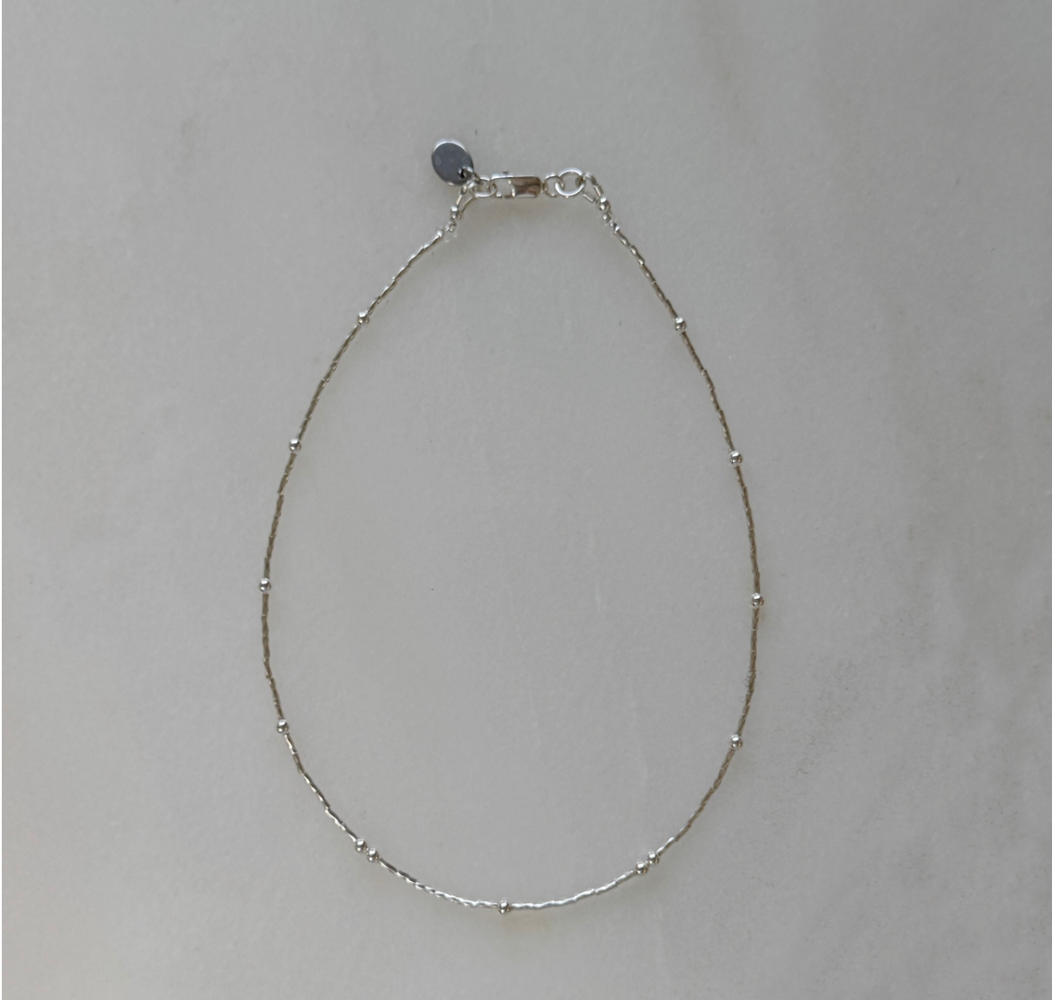 Sterling Beaded Necklace