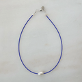 Essential Pearl Necklace Lapis
