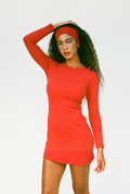 Gil Rodriguez Long Sleeve Bellevue Mini Dress
