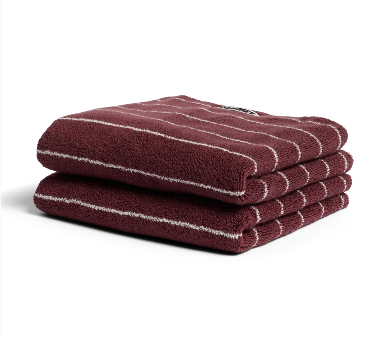 Hommey Pinstripe Hand Towel Pair
