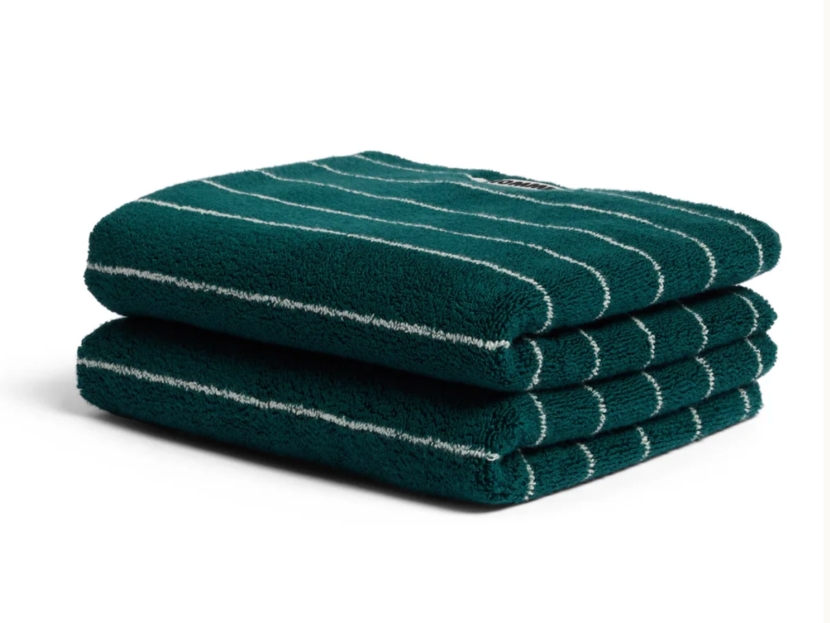 Hommey Pinstripe Hand Towel Pair