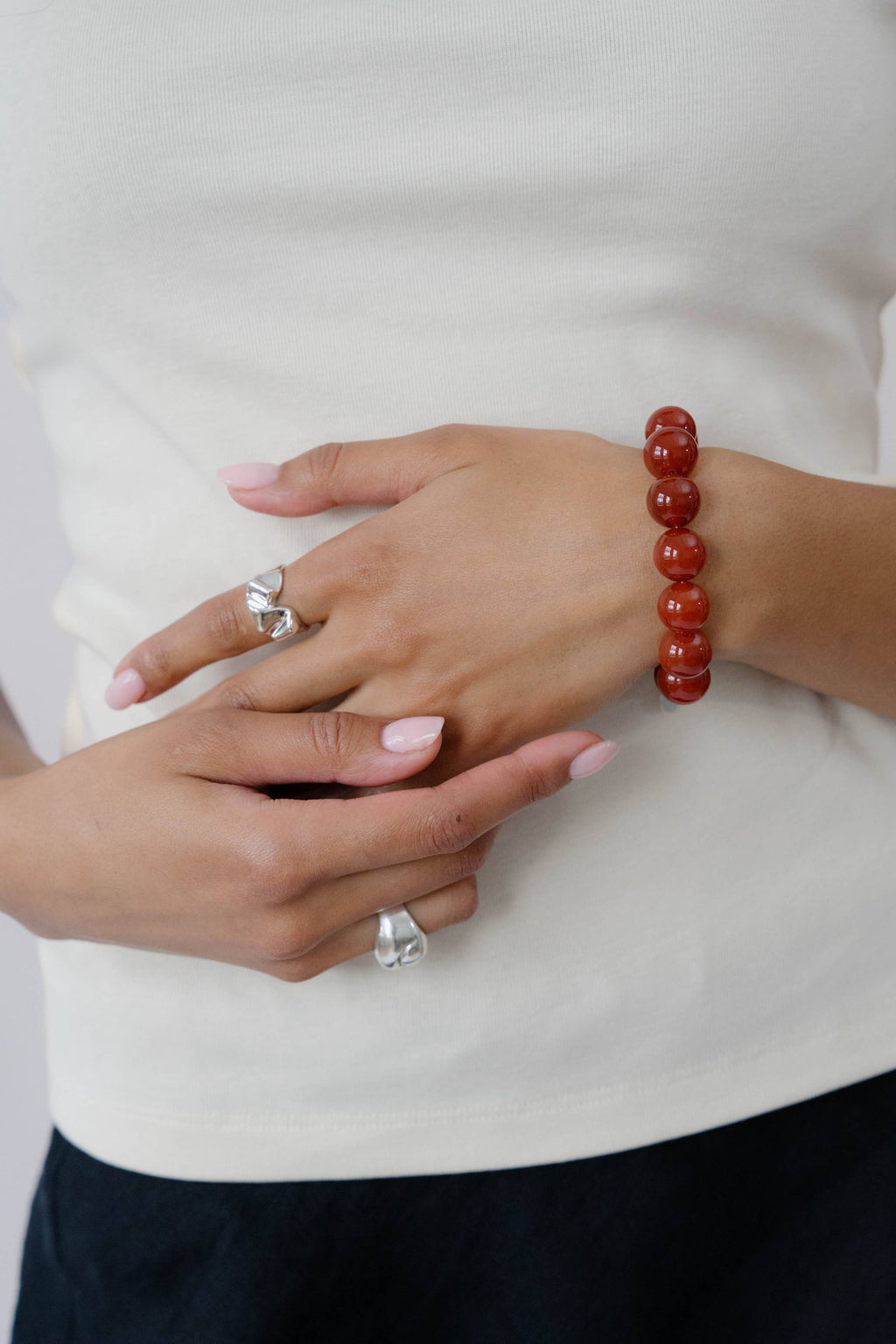 Yona Bracelet, Carnelian