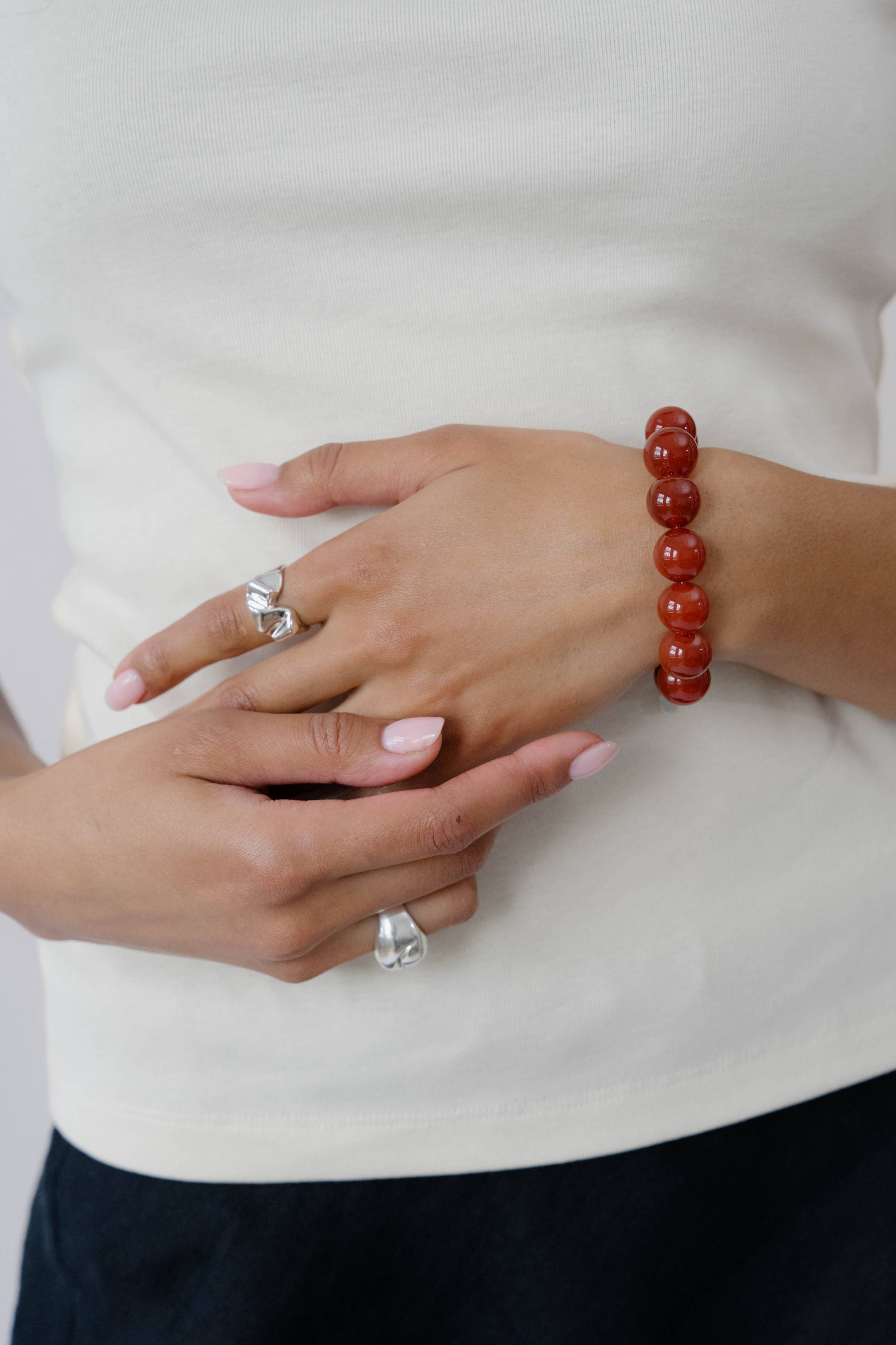 Yona Bracelet, Carnelian